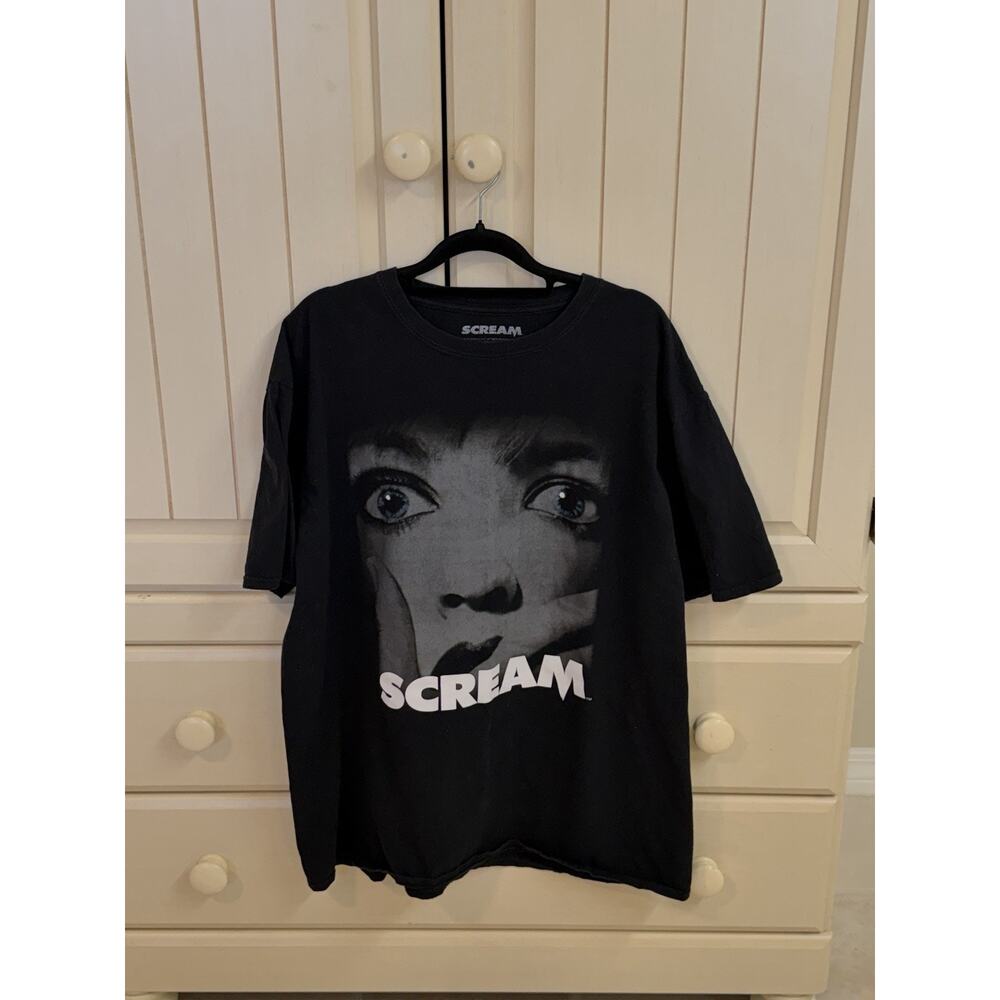 Scream Movie Poster 2021 Black T-Shirt Size 2XL